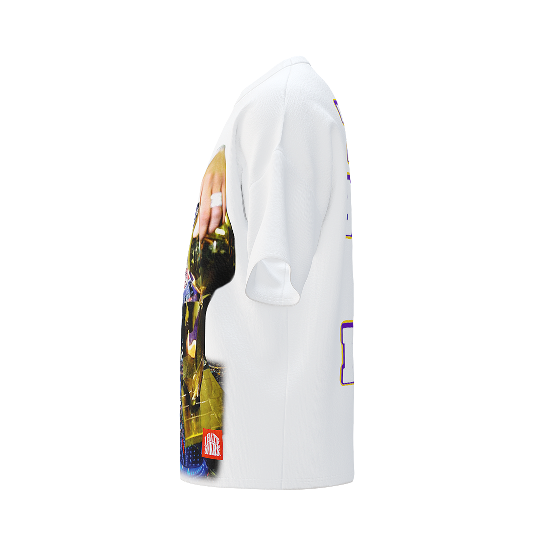 THE BEAN IS KING TEE WHITE (ANY 2 SHIRTS FOR $100! price updates at checkout)