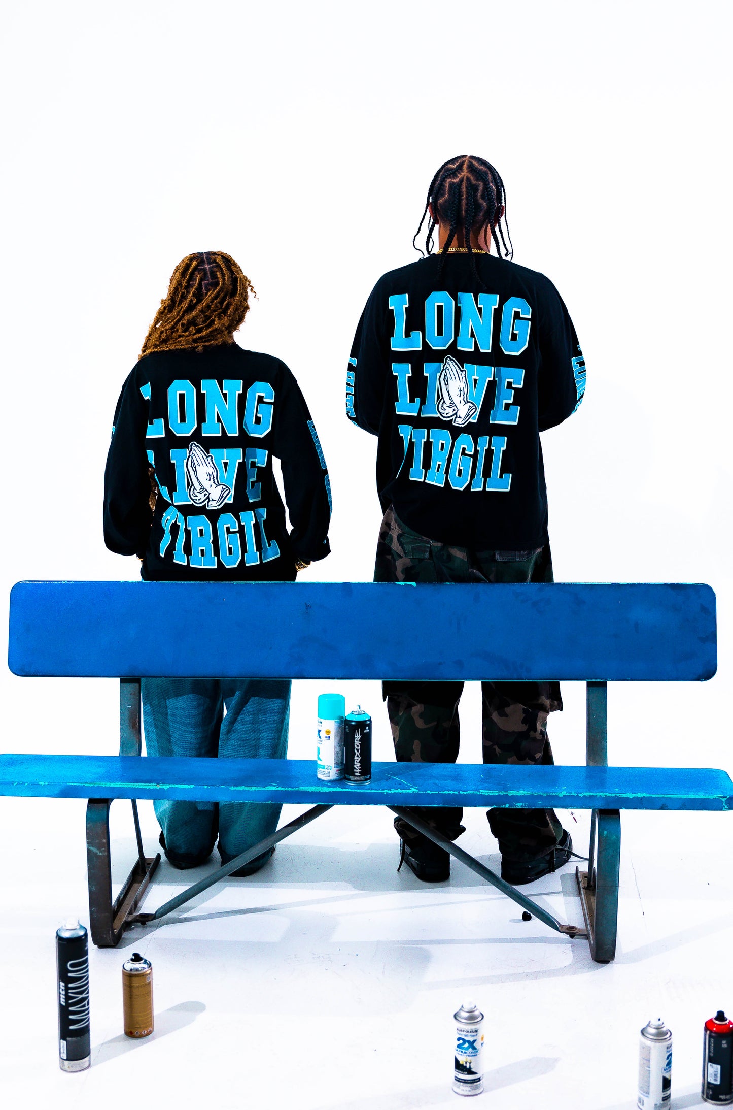 "HALO" BLACK LONG SLEEVE
