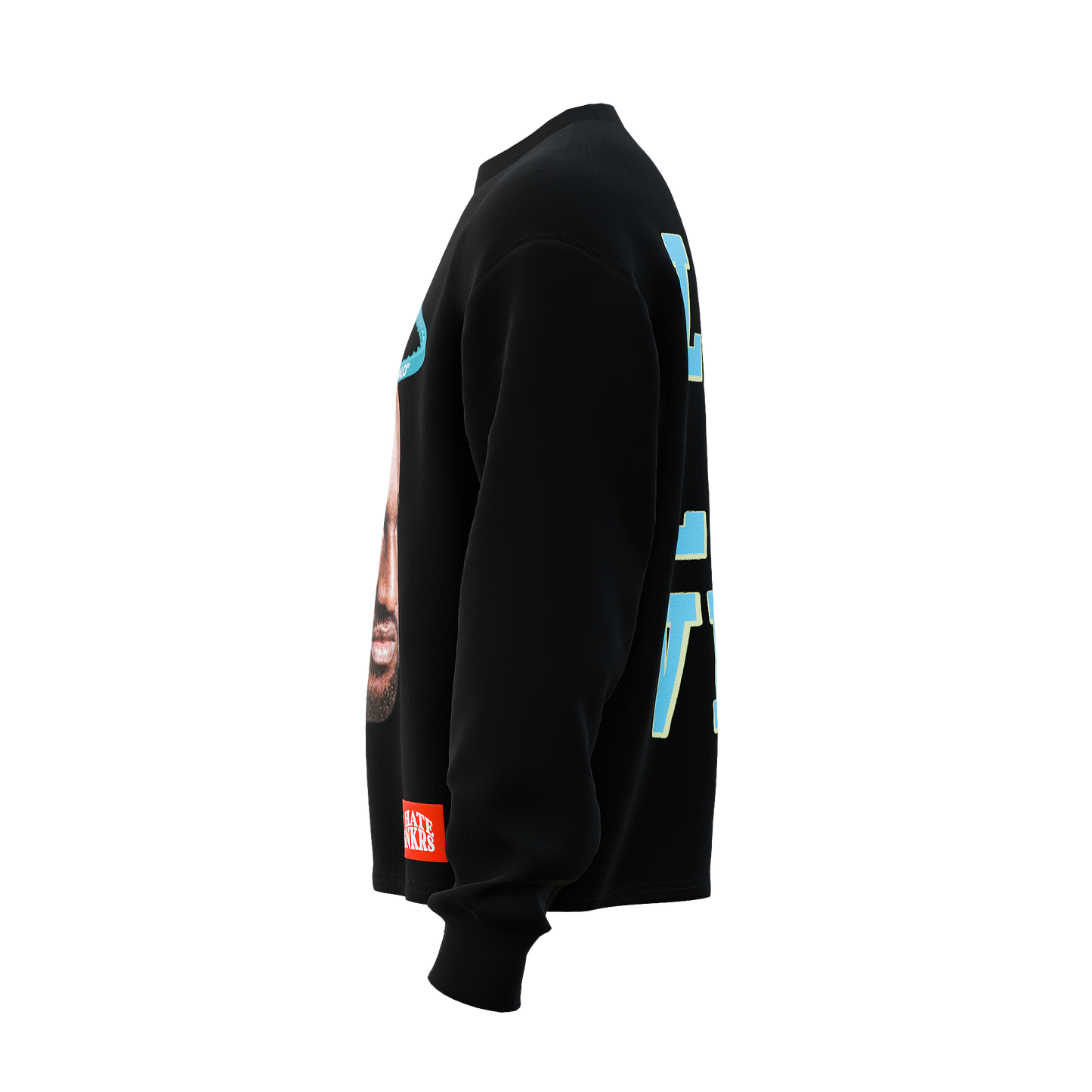 "HALO" BLACK LONG SLEEVE