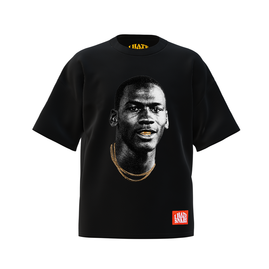 GOLD MOUTH TEE BLACK (ANY 2 SHIRTS FOR $100! price updates at checkout)