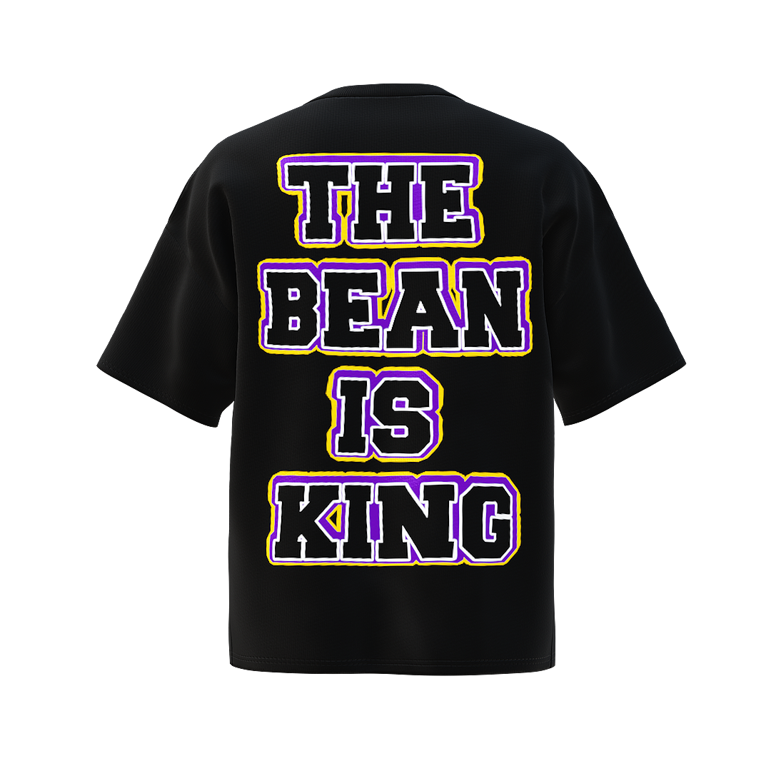 THE BEAN IS KING TEE BLACK (ANY 2 SHIRTS FOR $100! price updates at checkout)