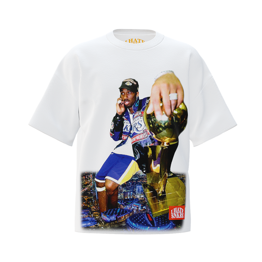 THE BEAN IS KING TEE WHITE  (ANY 2 SHIRTS FOR $100! price updates at checkout)