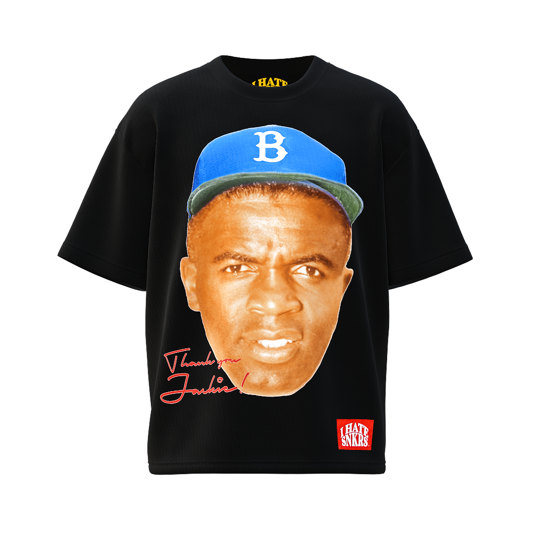 THANK YOU JACKIE TEE BLACK  (ANY 2 SHIRTS FOR $100! price updates at checkout)