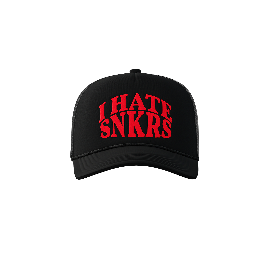 I Hate Snkrs Trucker Hat