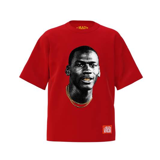GOLD MOUTH TEE DARK RED  (ANY 2 SHIRTS FOR $100! price updates at checkout)