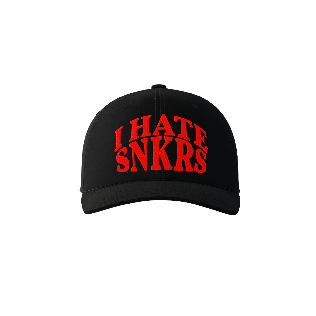 I Hate Snkrs Strap Back Hat