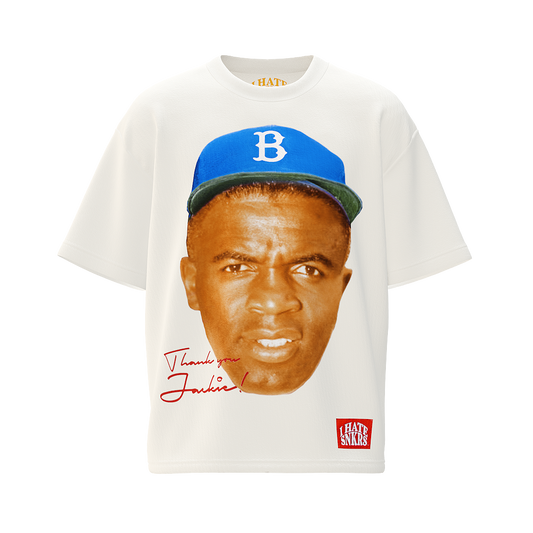 THANK YOU JACKIE TEE OFF WHITE  (ANY 2 SHIRTS FOR $100! price updates at checkout)