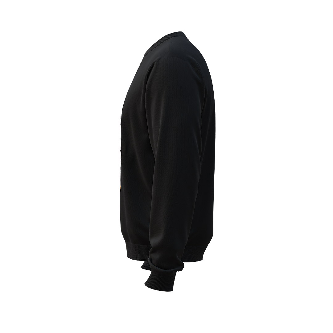GOLD MOUTH CREWNECK BLACK