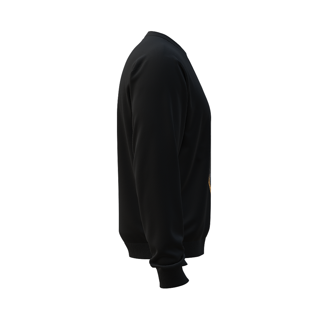 GOLD MOUTH CREWNECK BLACK