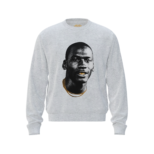 GOLD MOUTH CREWNECK GRAY