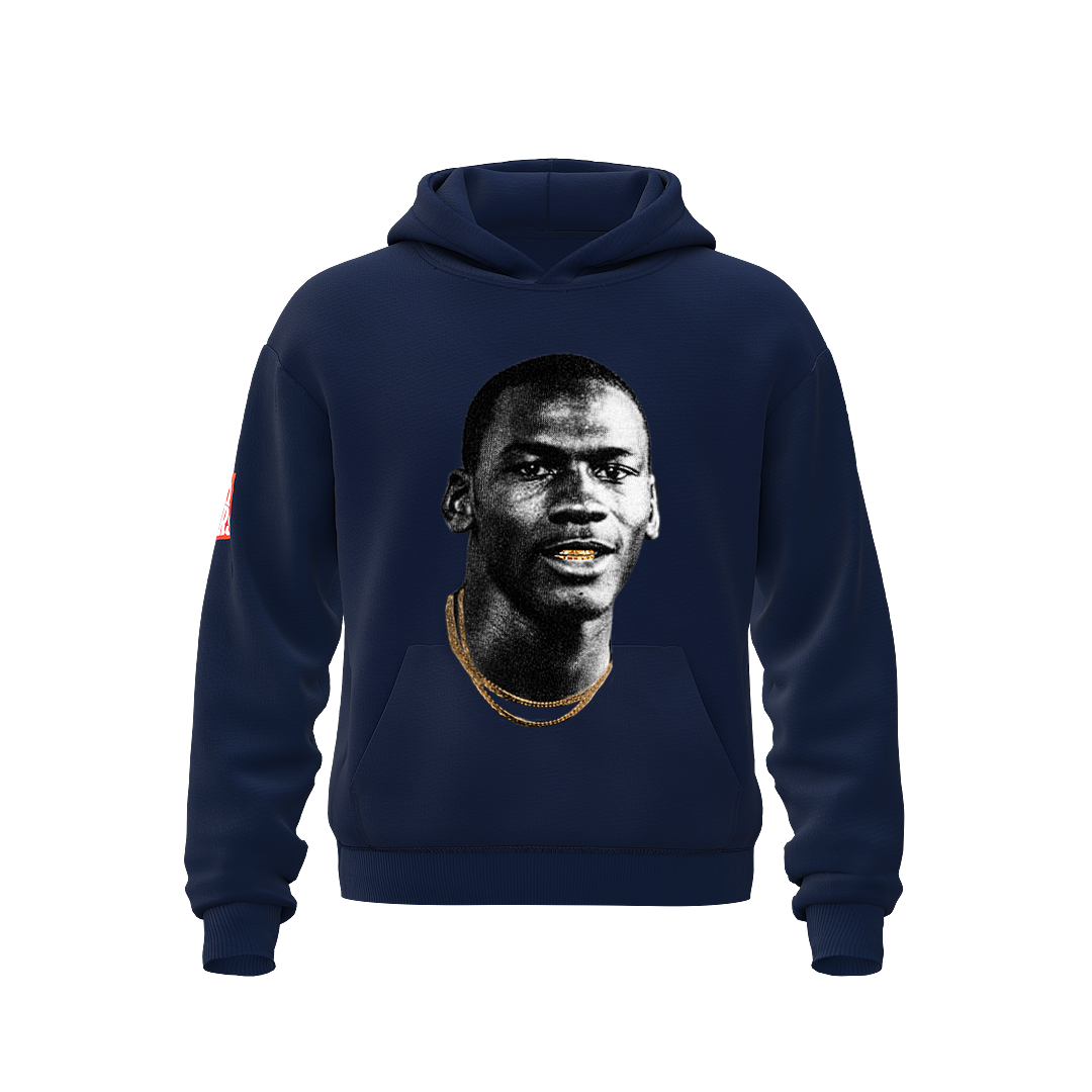 GOLD MOUTH NAVY HOODIE