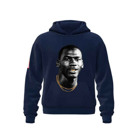 GOLD MOUTH NAVY HOODIE