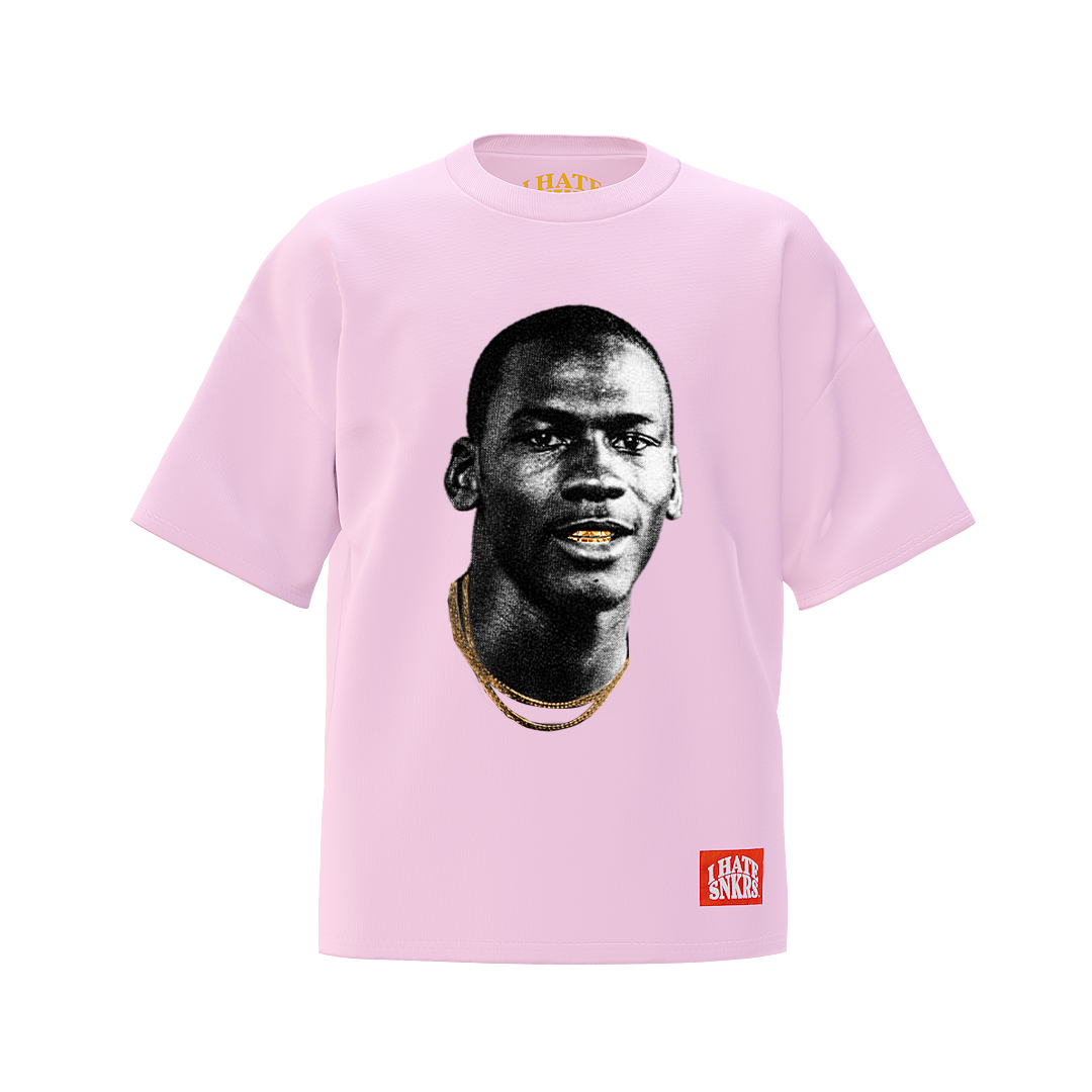 GOLD MOUTH TEE PINK  (ANY 2 SHIRTS FOR $100! price updates at checkout)