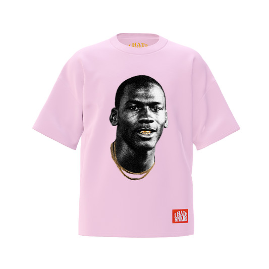 GOLD MOUTH TEE PINK  (ANY 2 SHIRTS FOR $100! price updates at checkout)