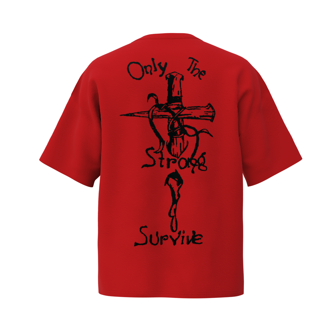 BUBBA CHUCK TEE RED  (ANY 2 SHIRTS FOR $100! price updates at checkout)