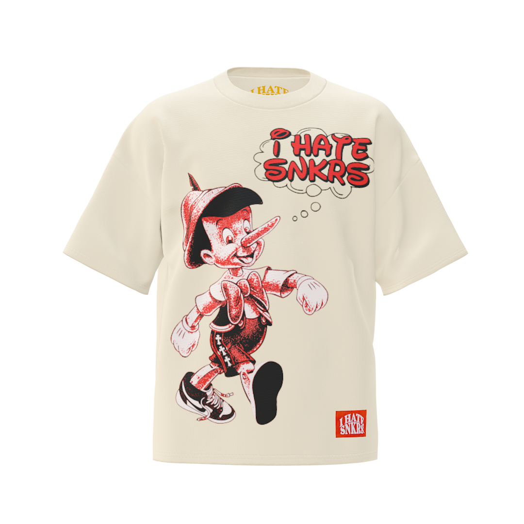 EVERYBODY NOSE TEE OFF WHITE  (ANY 2 SHIRTS FOR $100! price updates at checkout)