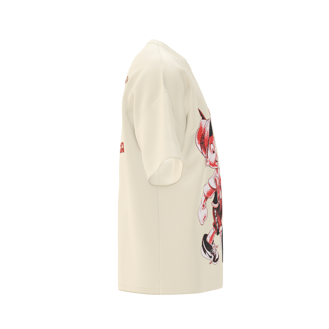 EVERYBODY NOSE TEE OFF WHITE  (ANY 2 SHIRTS FOR $100! price updates at checkout)