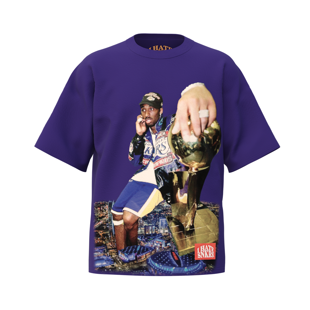 THE BEAN IS KING TEE PURPLE  (ANY 2 SHIRTS FOR $100! price updates at checkout)