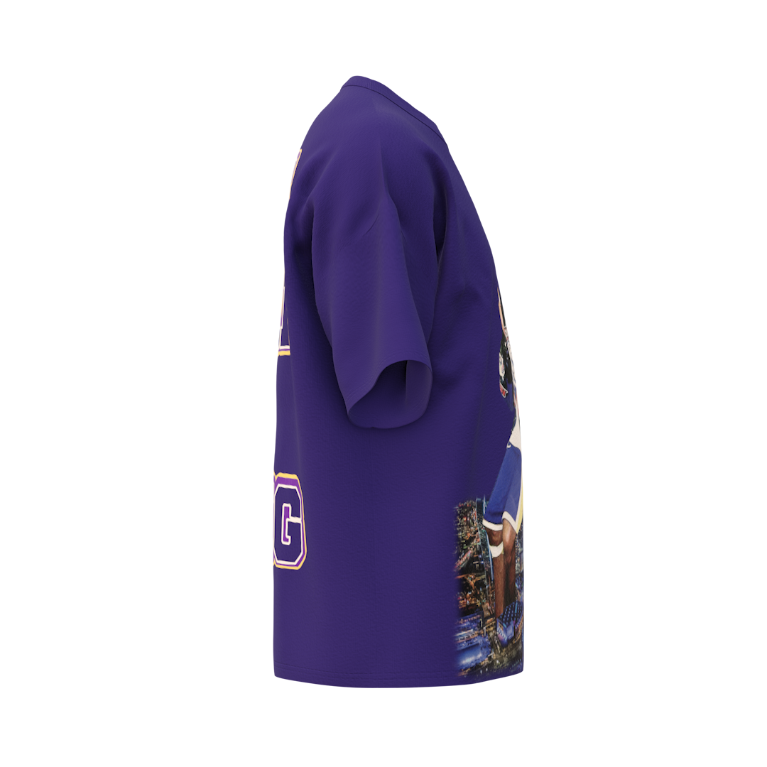 THE BEAN IS KING TEE PURPLE  (ANY 2 SHIRTS FOR $100! price updates at checkout)