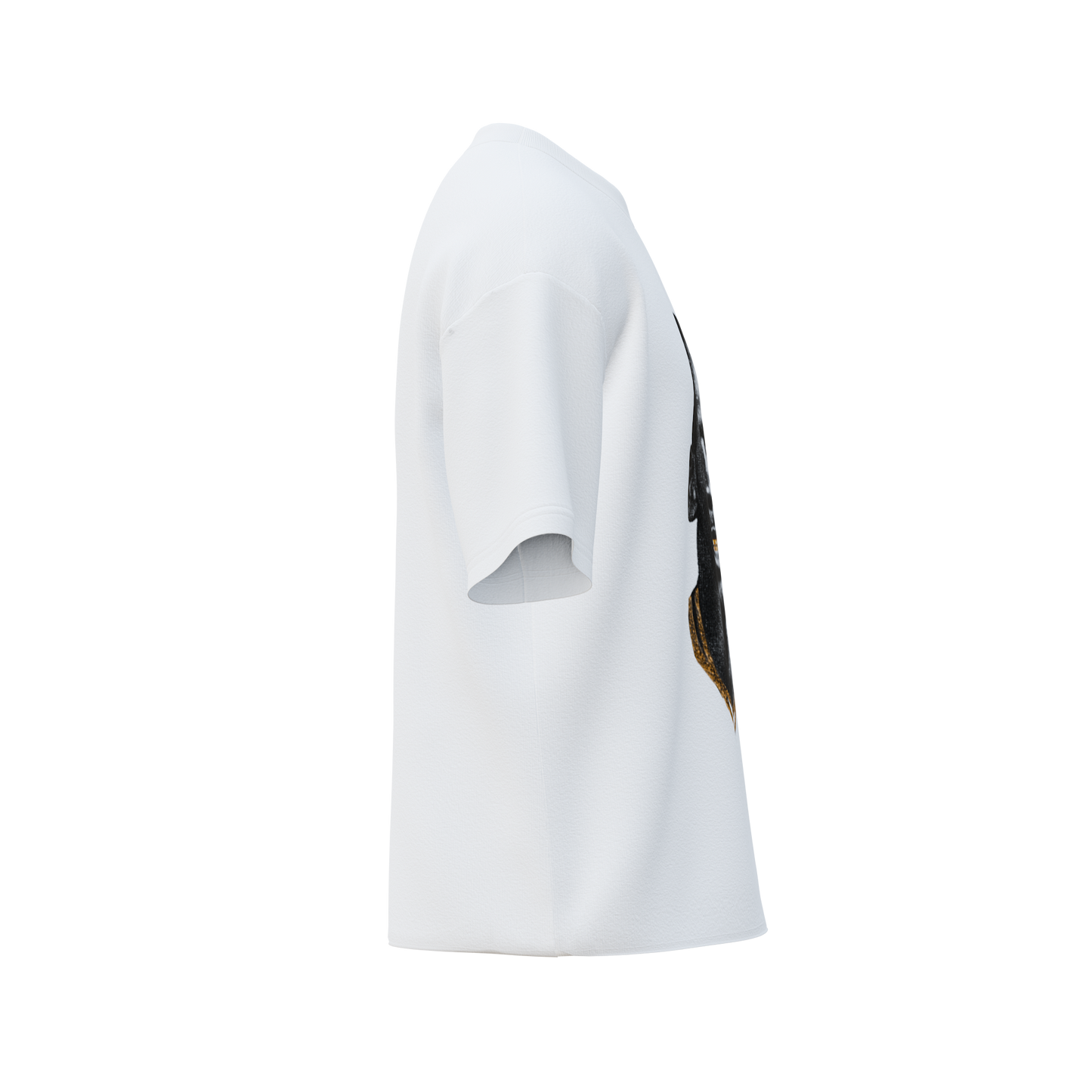GOLD MOUTH TEE WHITE  (ANY 2 SHIRTS FOR $100! price updates at checkout)