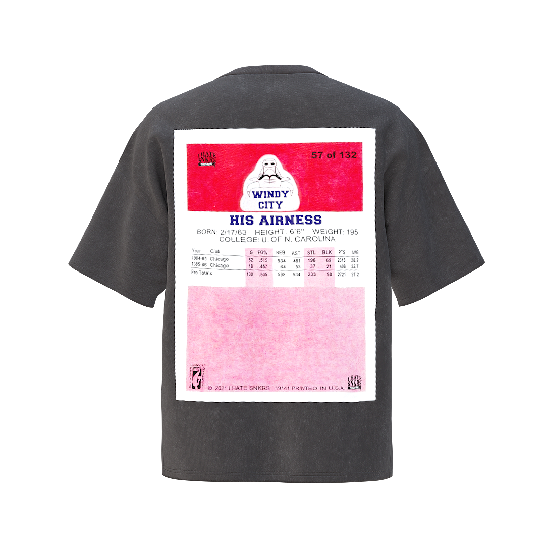 HIS AIRNESS TEE VINTAGE - Rookie Card Edition  (ANY 2 SHIRTS FOR $100! price updates at checkout)
