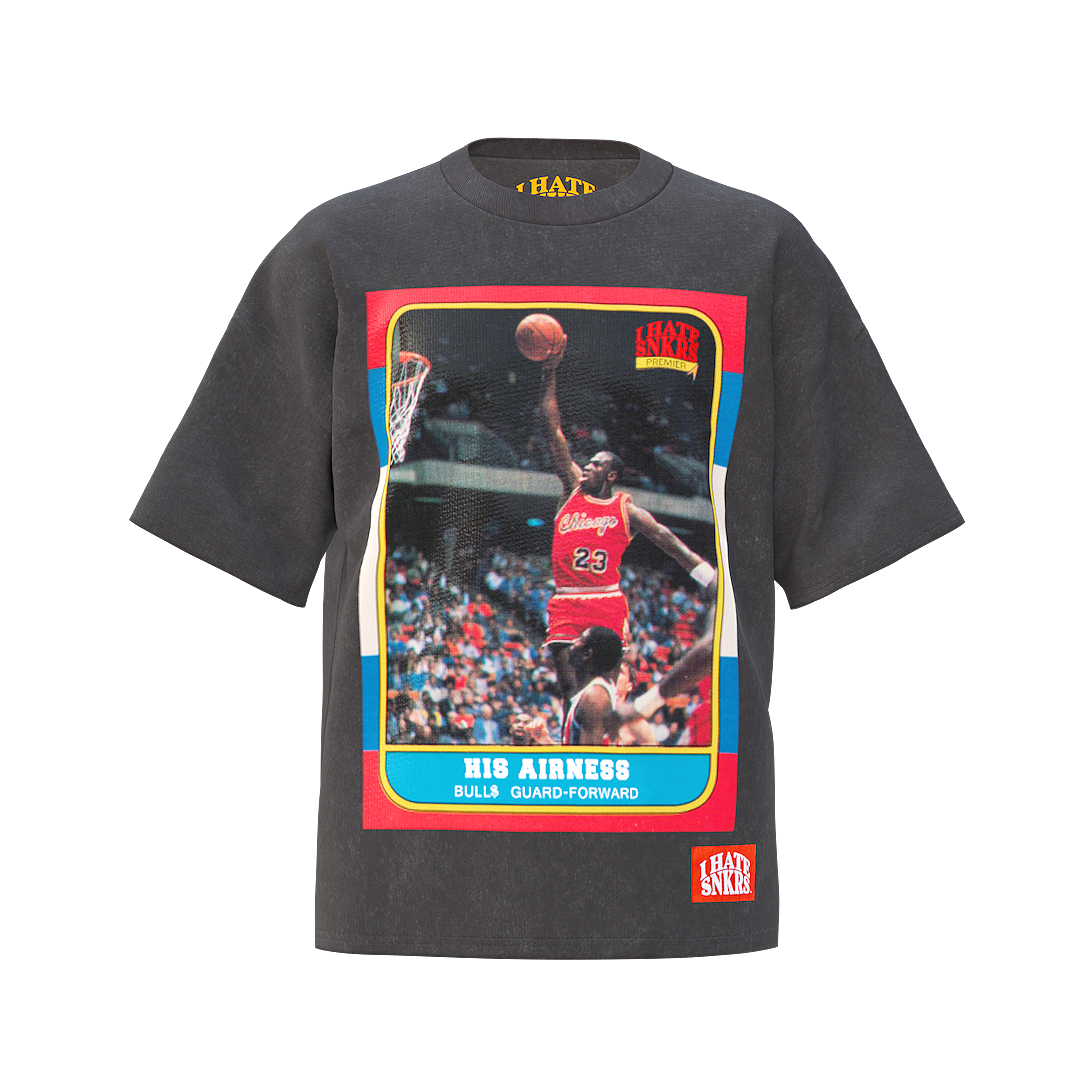 HIS AIRNESS TEE VINTAGE - Rookie Card Edition  (ANY 2 SHIRTS FOR $100! price updates at checkout)